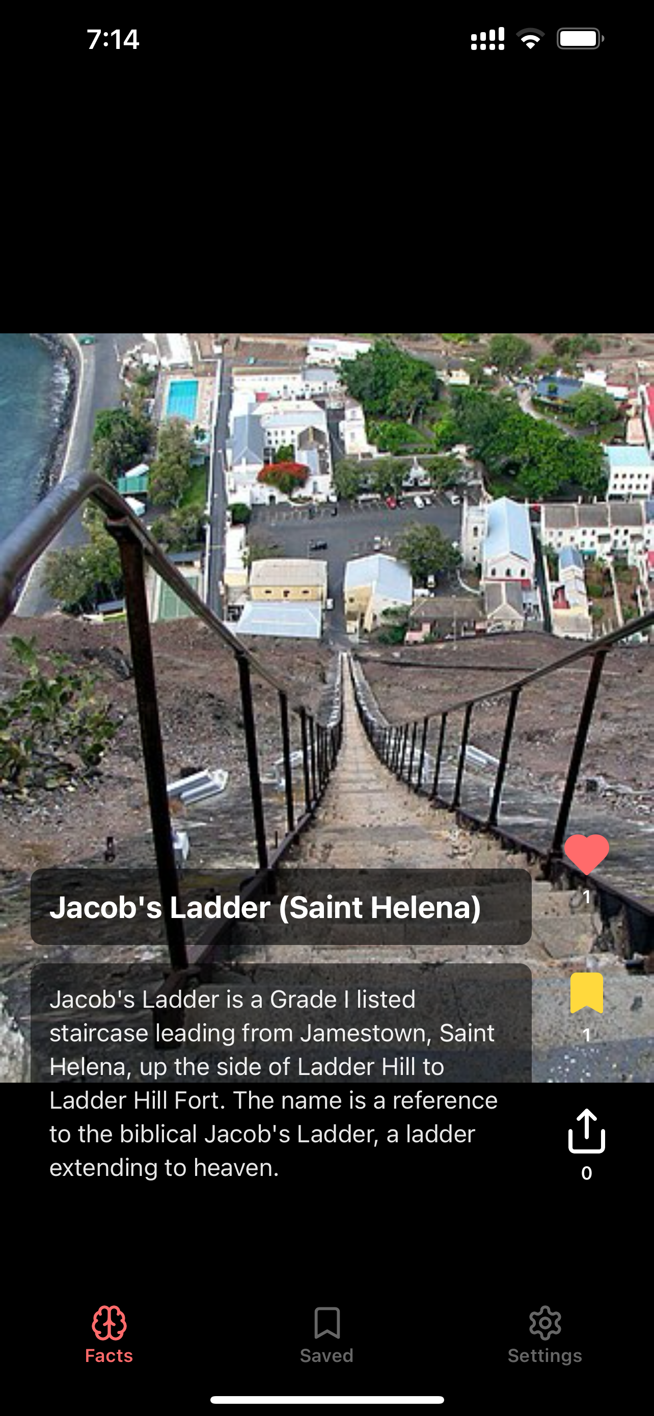Jacob's Ladder fact