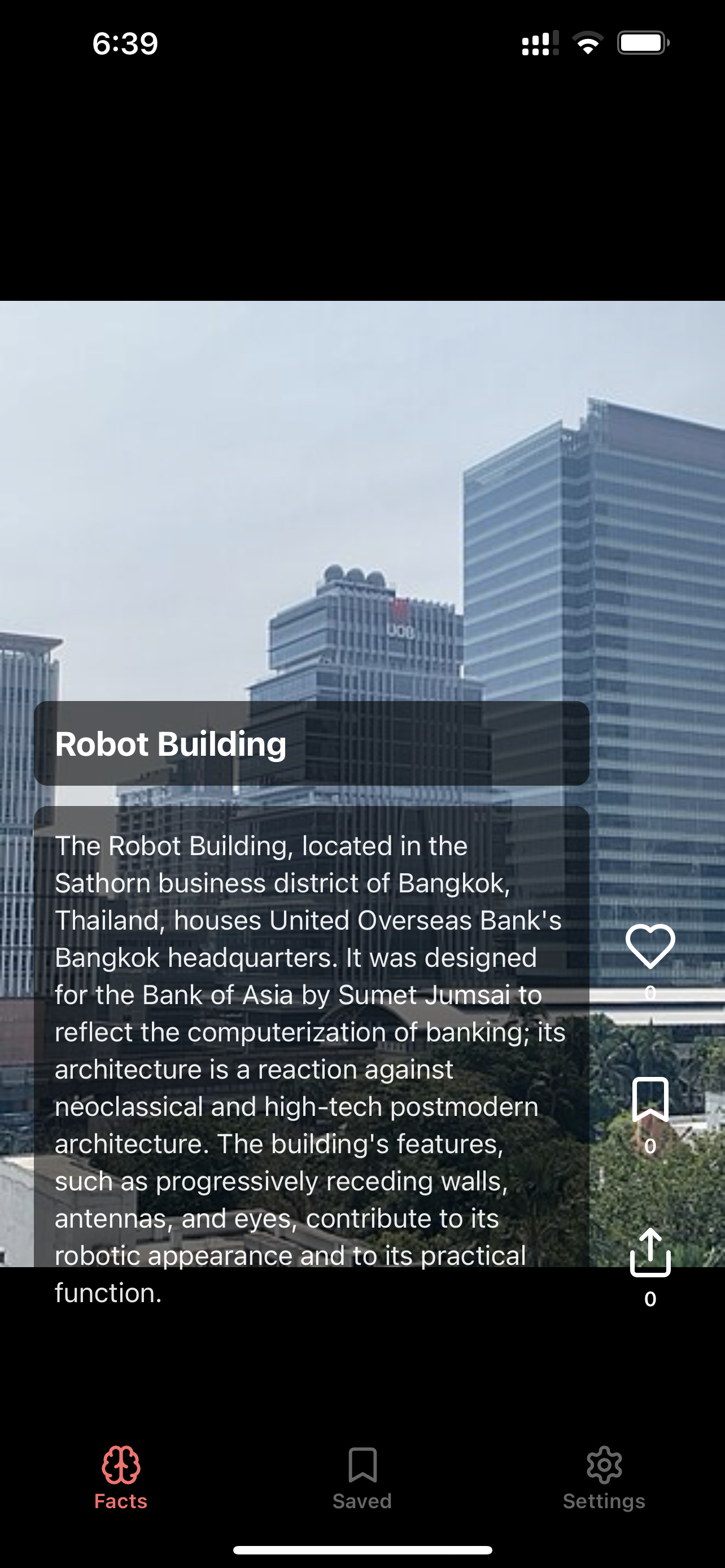 Robot Building fact